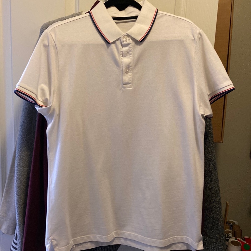 A large Bonobos polo shirt, size Large